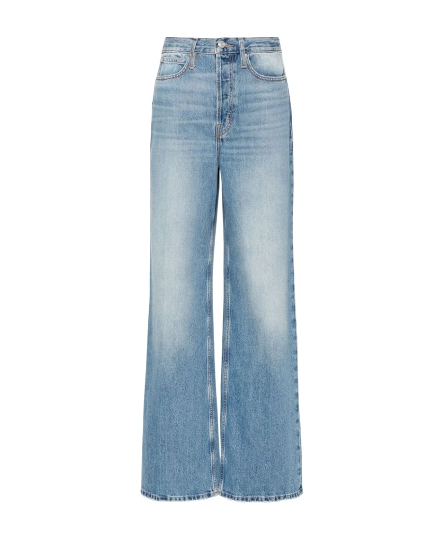 Shop Frame The 1978 High-rise Straight-leg Jeans In Blue