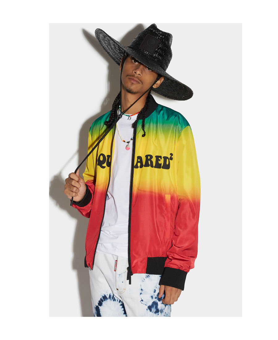 Dsquared2 Man Jacket Yellow Size 42 Polyester In Red