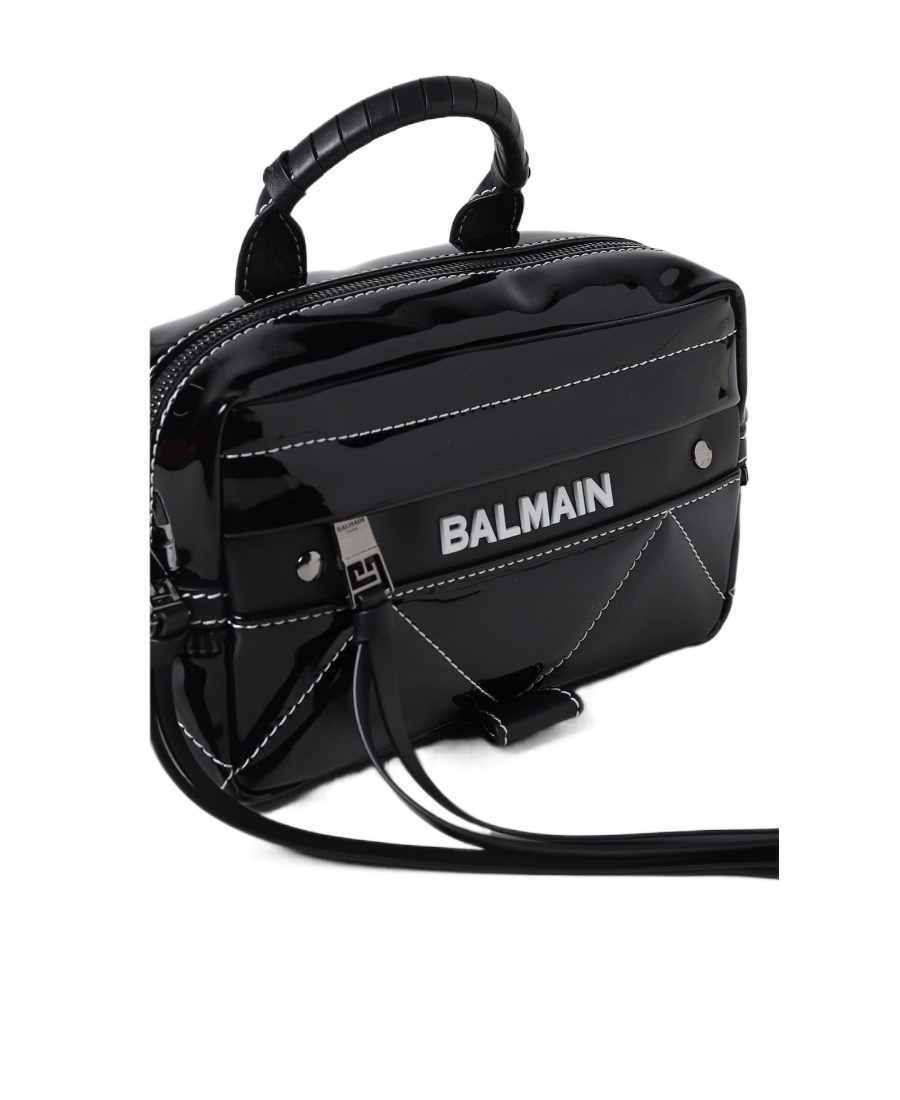 Balmain Logo-print Tote Bag In Black