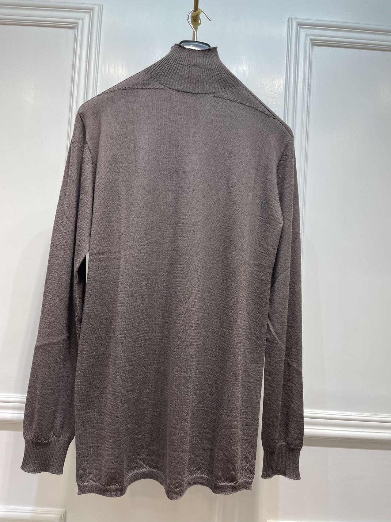 Rick Owens High-necked Sweater In Gray