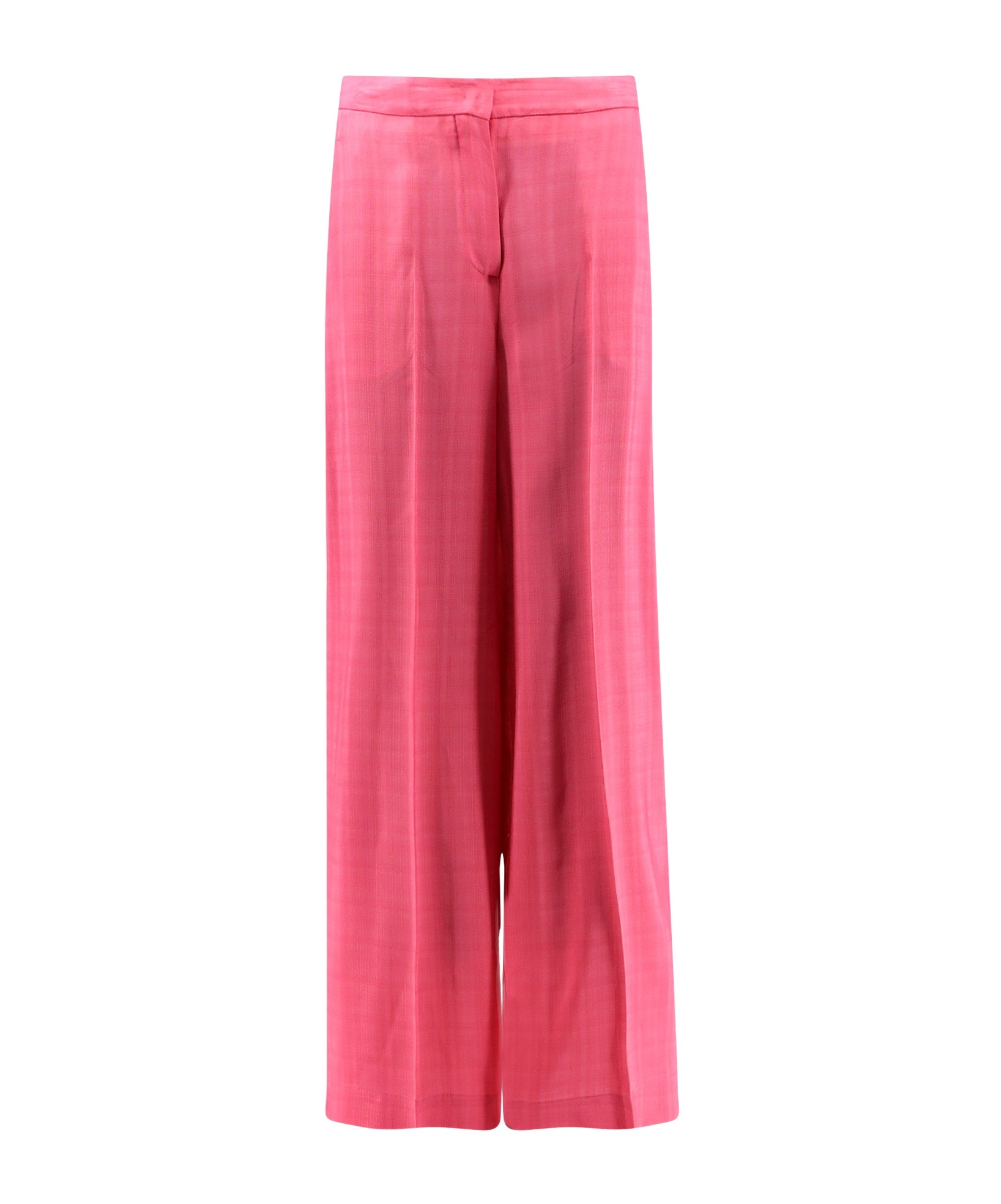 Semicouture Marlee Viscose Partial Lined Trousers In Pink