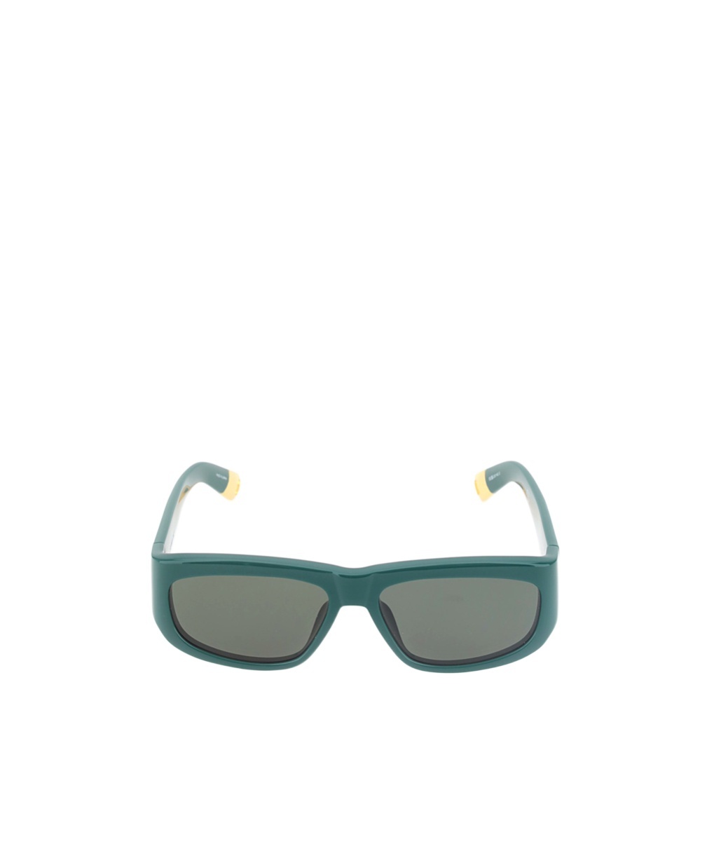 Jacquemus Rectangle Frame Sunglasses In Gray