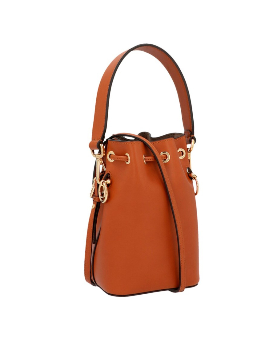 Fendi Small Mon Tresor Bucket Bag In Brown