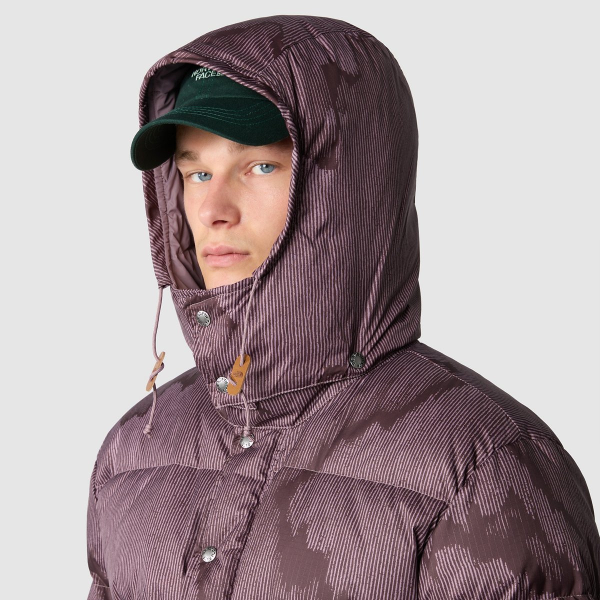 The North Face '71 Sierra Hooded Down Jacket In Pink