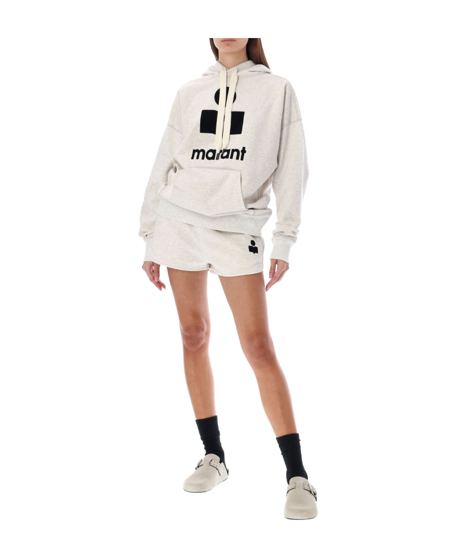 Isabel Marant Étoile Isabel Marant Etoile Women Melange Ivory Cotton Blend Mansel Sweatshirt In Neutral