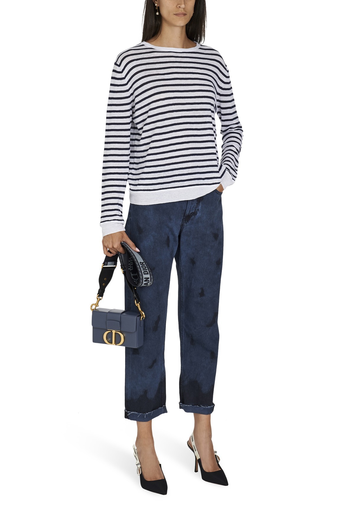 DIOR J'ADIOR SHOES WITH EXPOSED HEELS