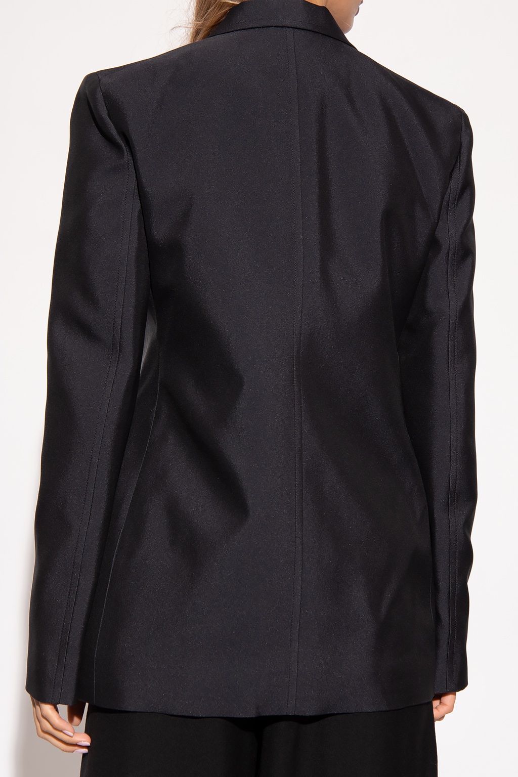 Jil Sander Tailored Single-breasted Blazer In Black