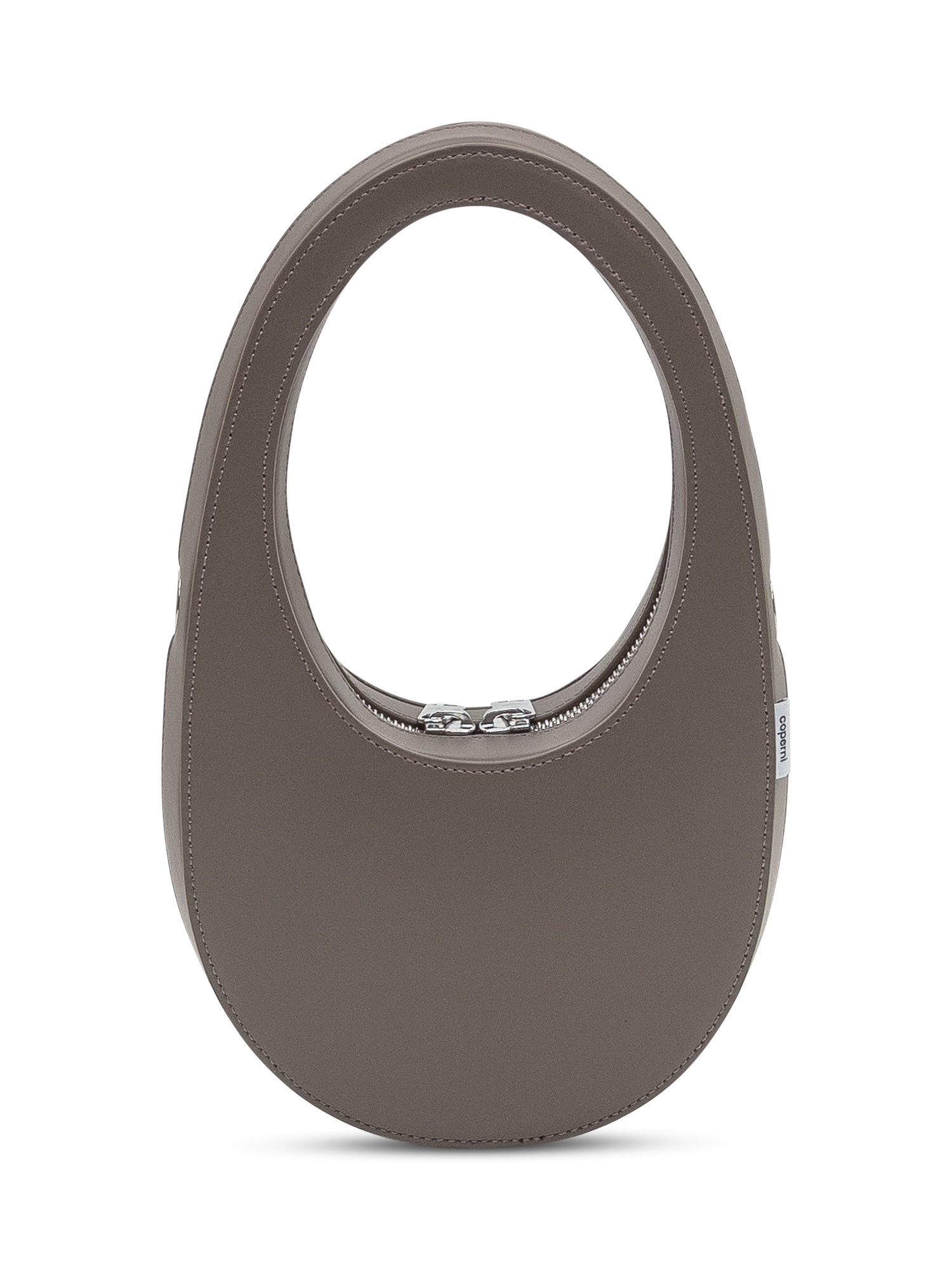 Coperni Swipe Zipped Mini Shoulder Bag In Black
