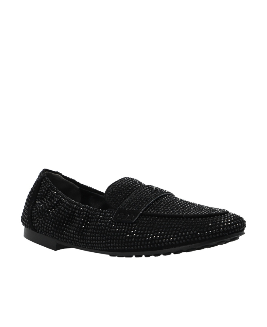 Tory Burch Nappa Leather Ballerina In Black