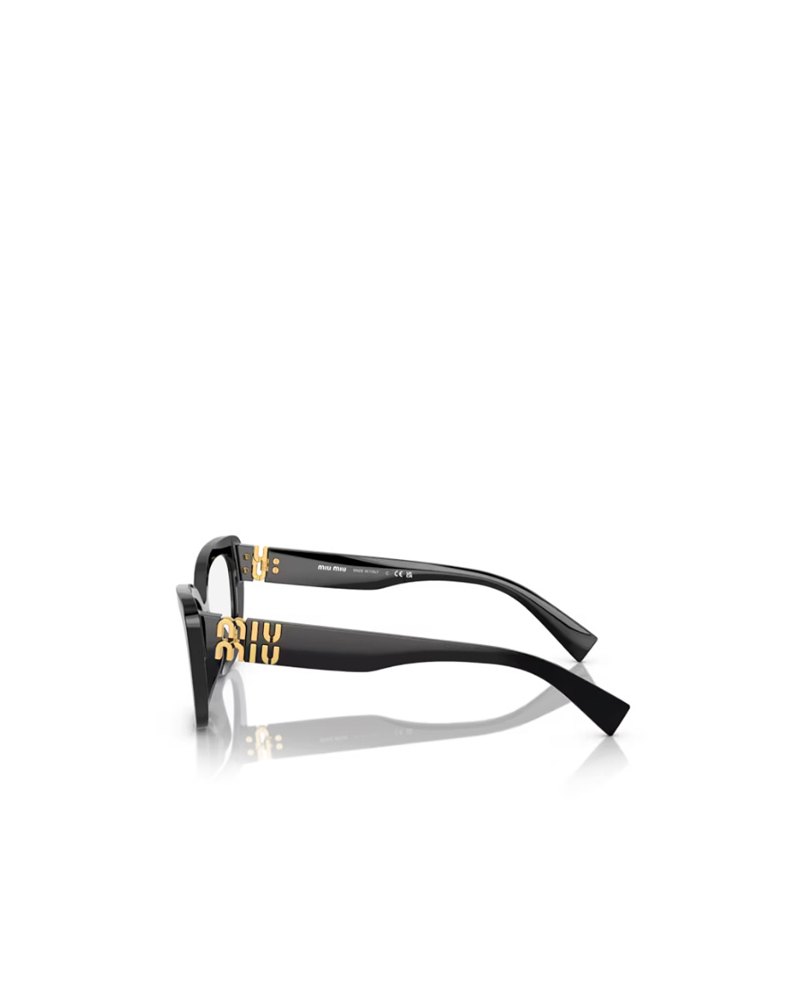 Miu Miu Eyewear Cat-eye Frame Glasses In Black