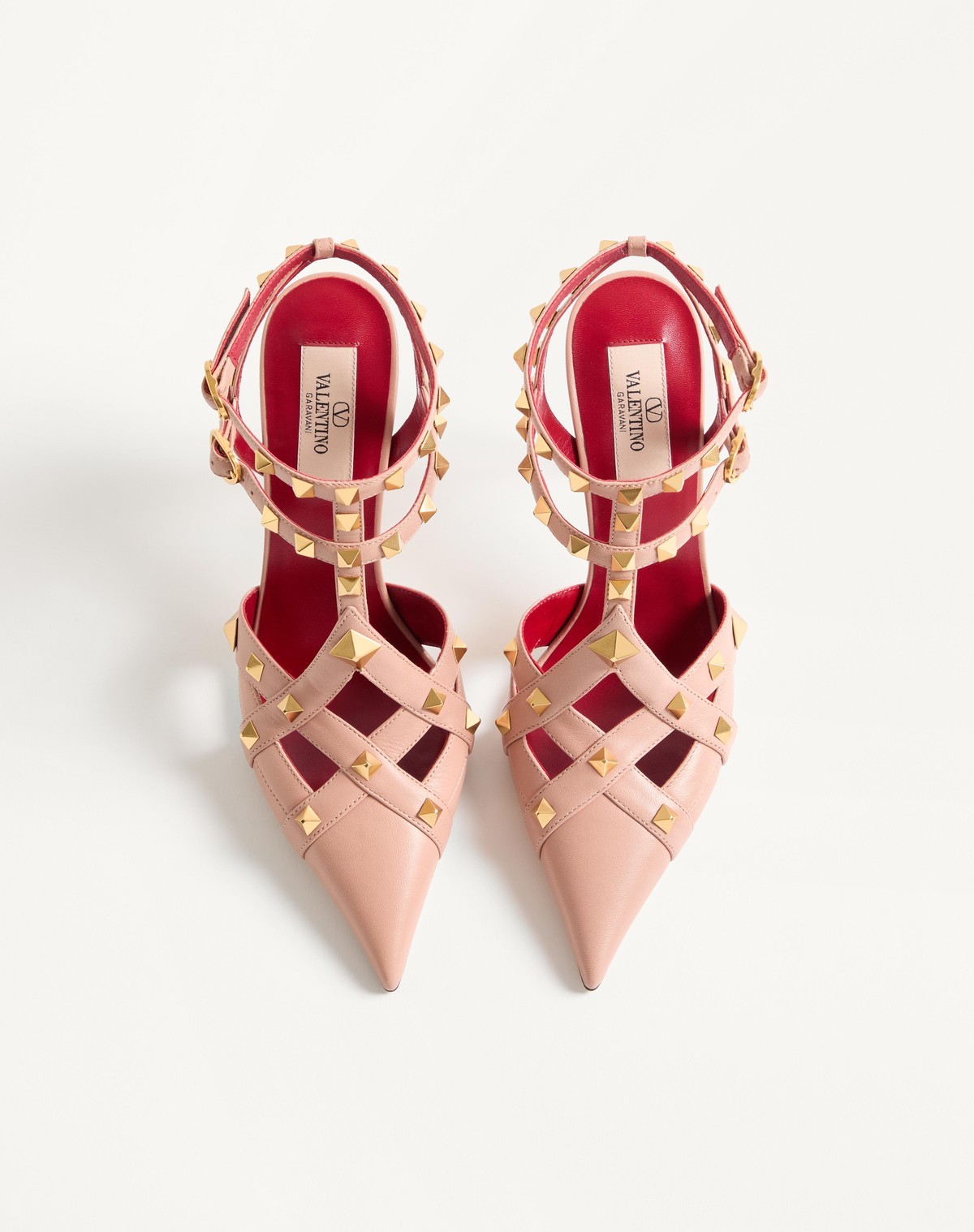 Valentino Pointed High Heels In Pink
