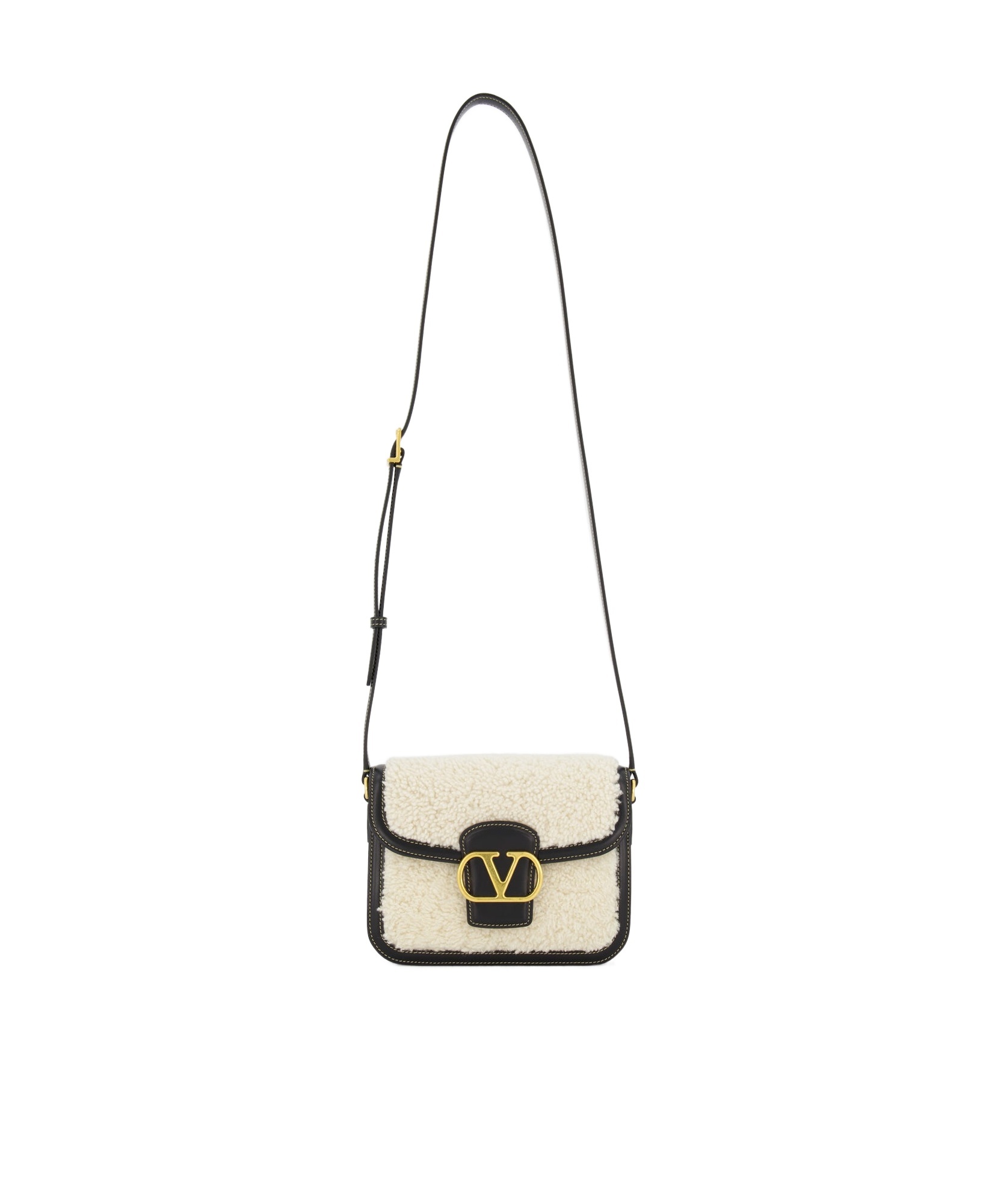 Valentino Flap Shoulder Bag In Brown