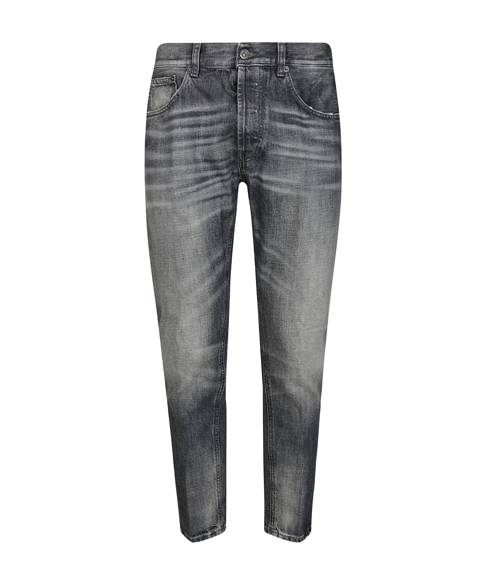 Dondup Pantalone Dian Nero Lavato In Black