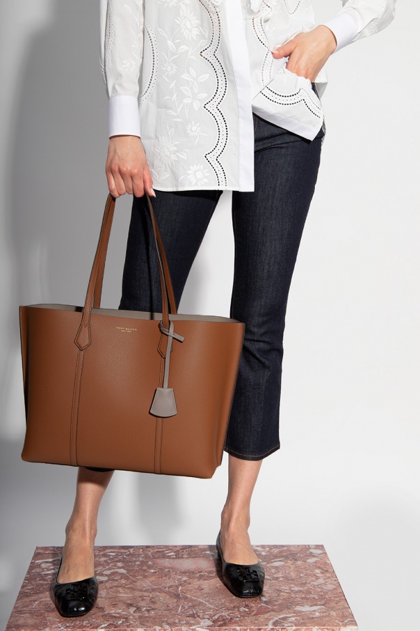 Tory Burch Perry Triple Tote Bag In Brown