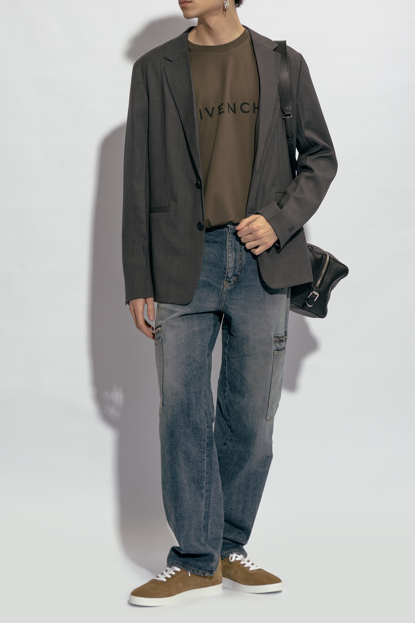 Givenchy Town Suede Sneakers In Brown