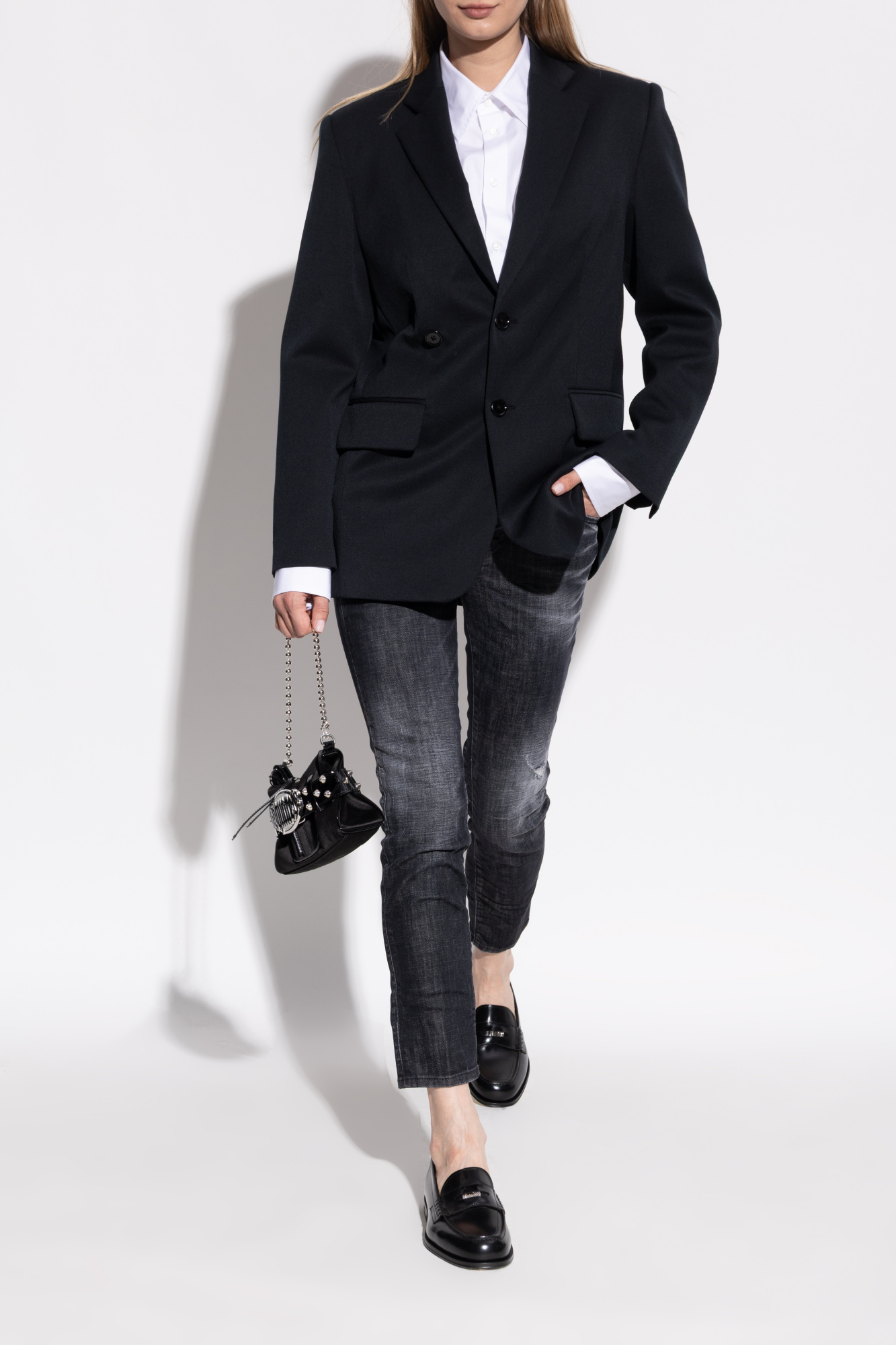 Shop Dsquared2 Penny Loafers