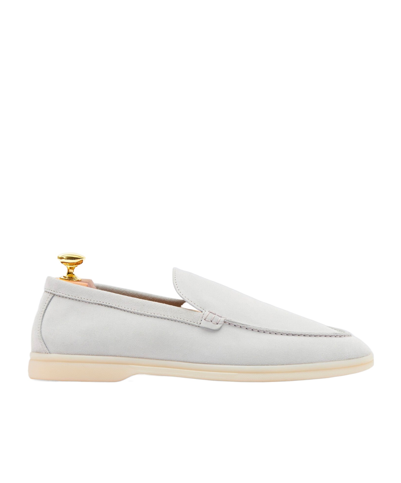 Scarosso Round-headed Casual Shoes In White