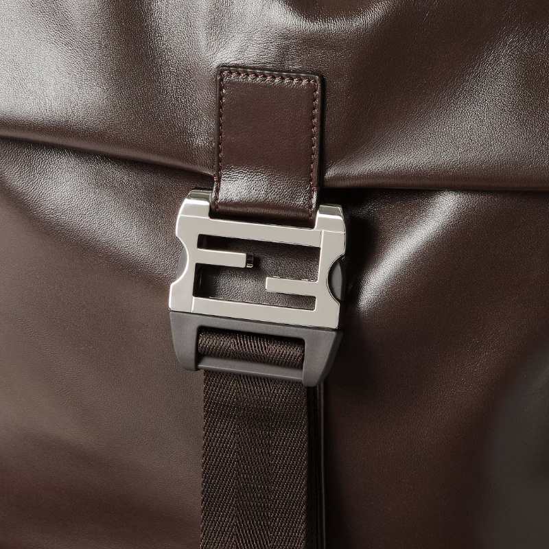 Fendi Flap Backpack In Brown