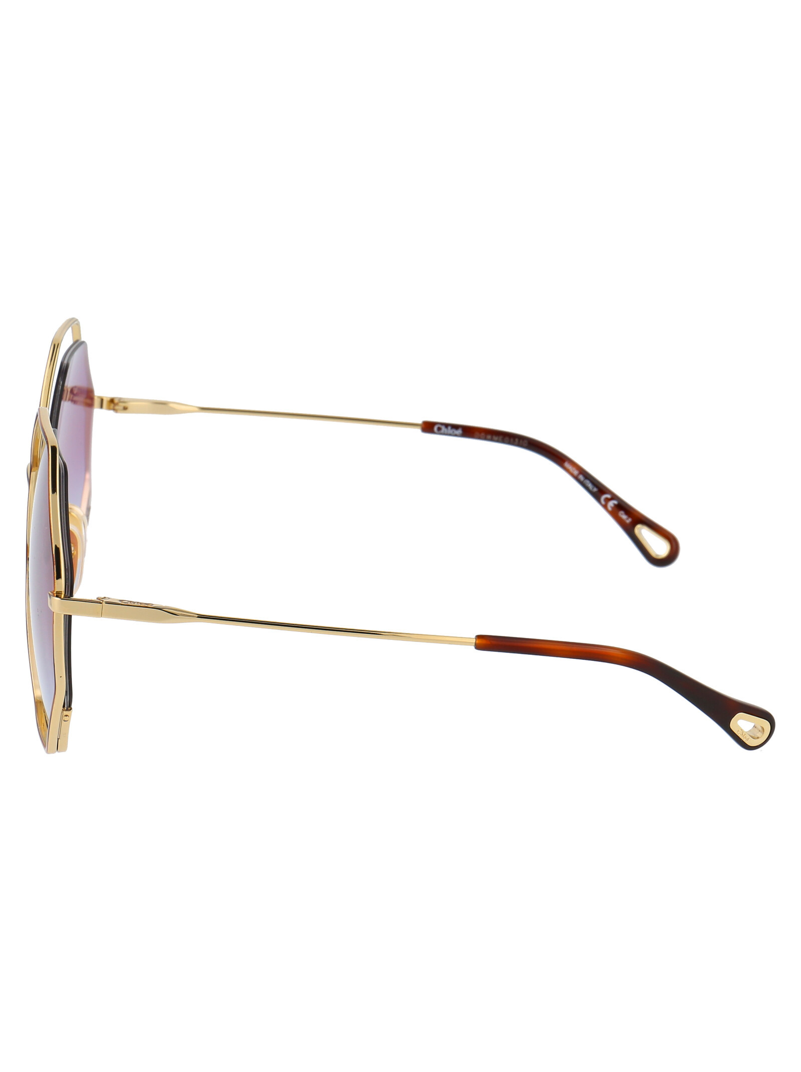 Chloé Octagon-frame Sunglasses In Pink