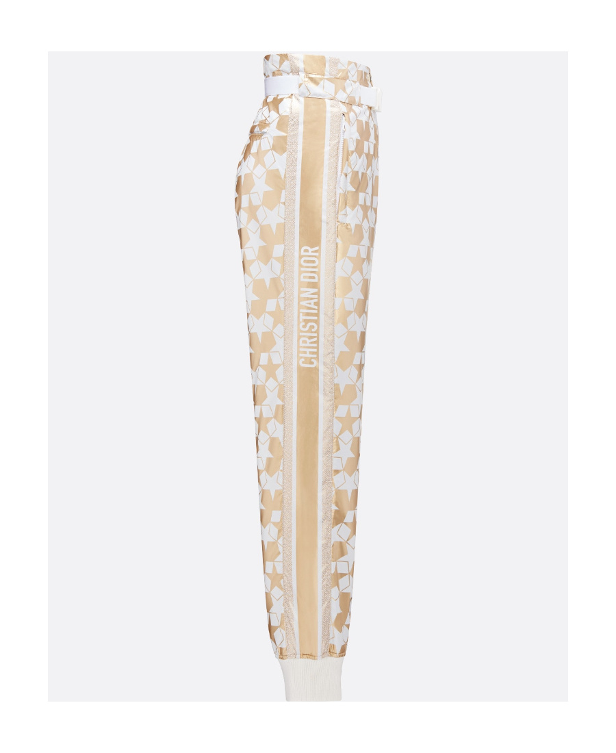 Dior Logo Ski Pants In Nude