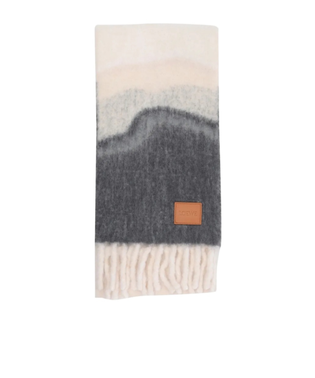 Loewe Fringed Scarf In Pink