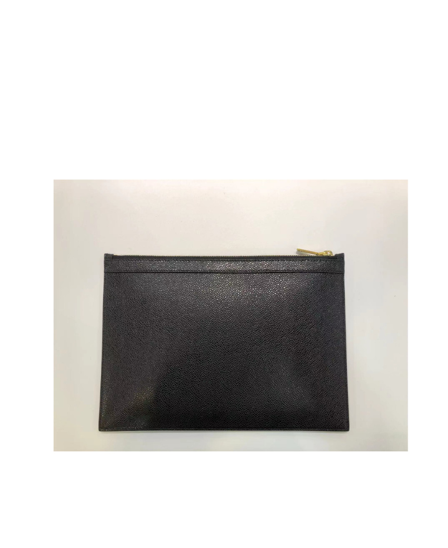 Thom Browne Logo Wallet In Black