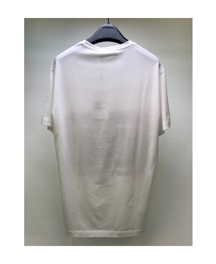 Ferragamo Logo Short-sleeved T-shirt In White