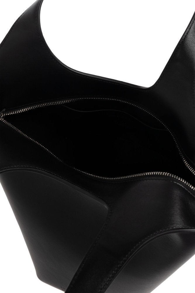 Attico Medium La Scoop Tote Bag In Black