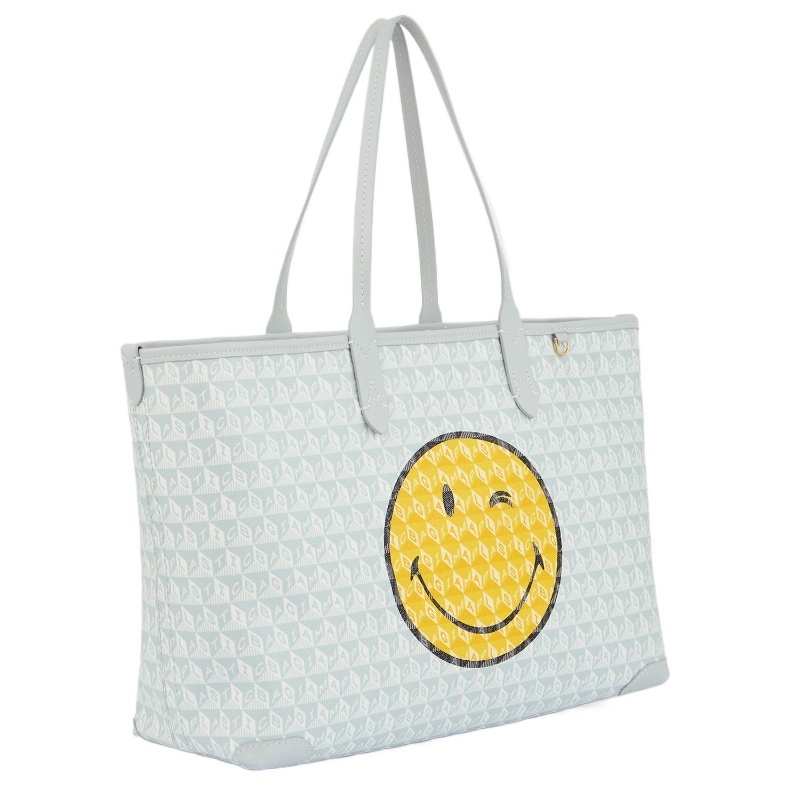 Anya Hindmarch Patterned Shoulder Bag In White