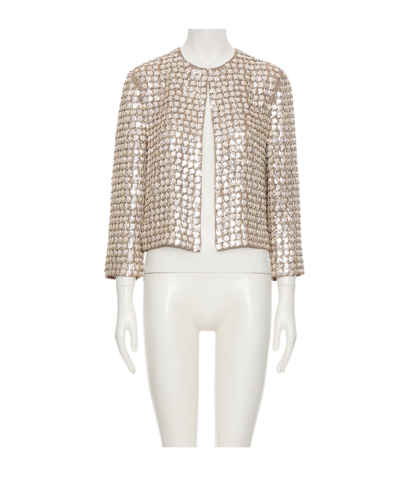 Valentino Long-sleeved Jacket In Gold