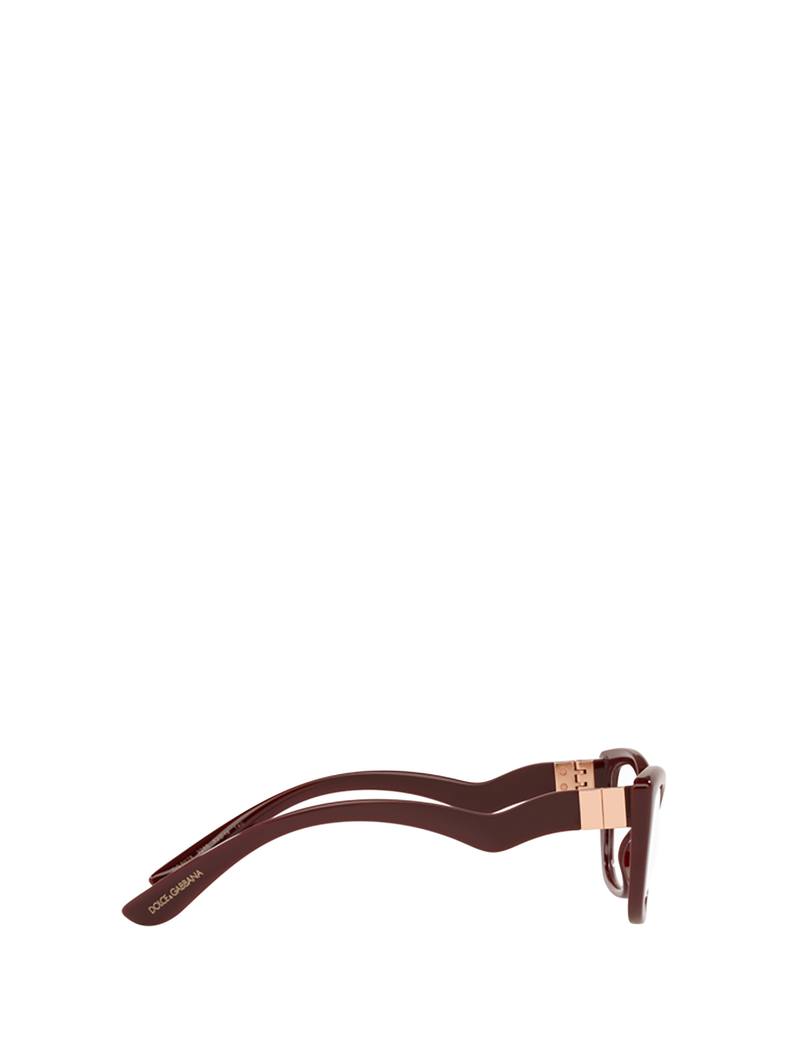 Dolce & Gabbana Polished-effect Square-frame Glasses In Red