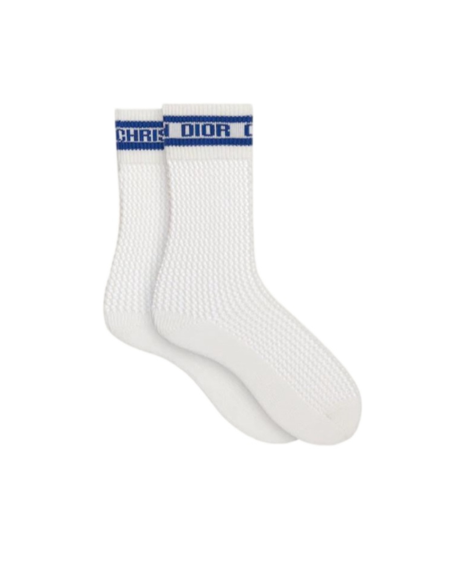 Dior Logo Socks In White