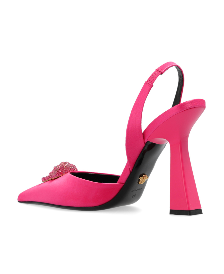 Versace Mini Jellyfish Sandal In Pink