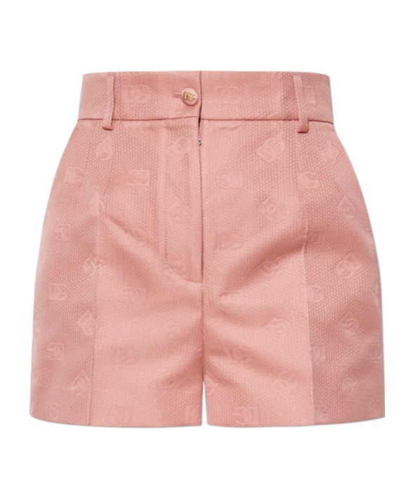 Dolce & Gabbana Letter Shorts In Pink