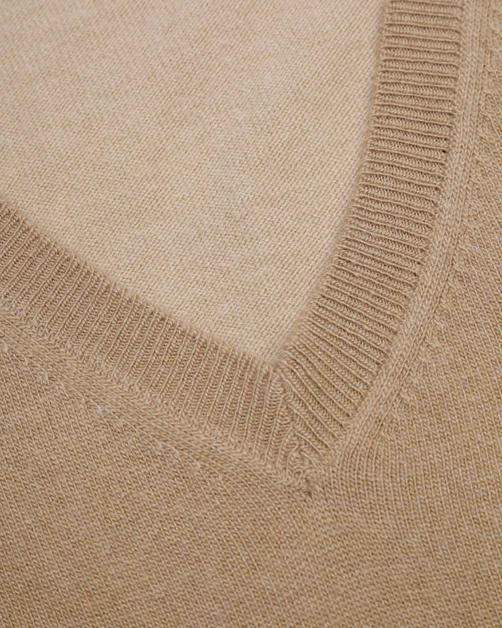 MAX MARA V-NECK LONG-SLEEVED PULLOVER