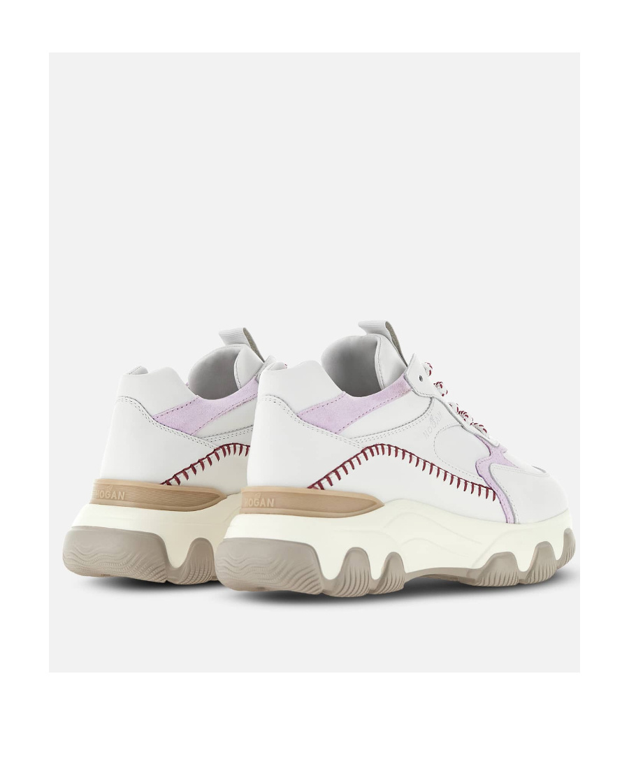 Hogan Hyperactive Lace-up Sneakers In White