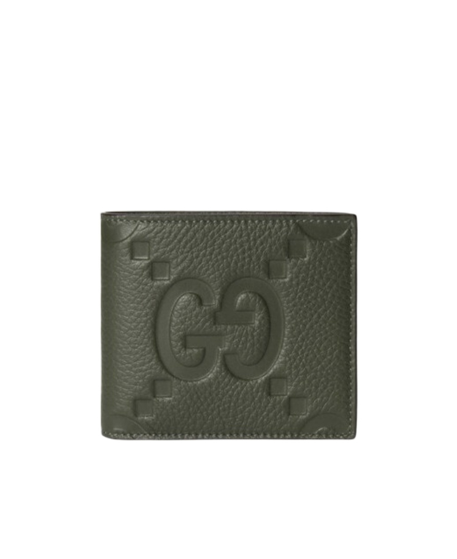 Gucci Jumbo Gg Bi-fold Wallet In Brown