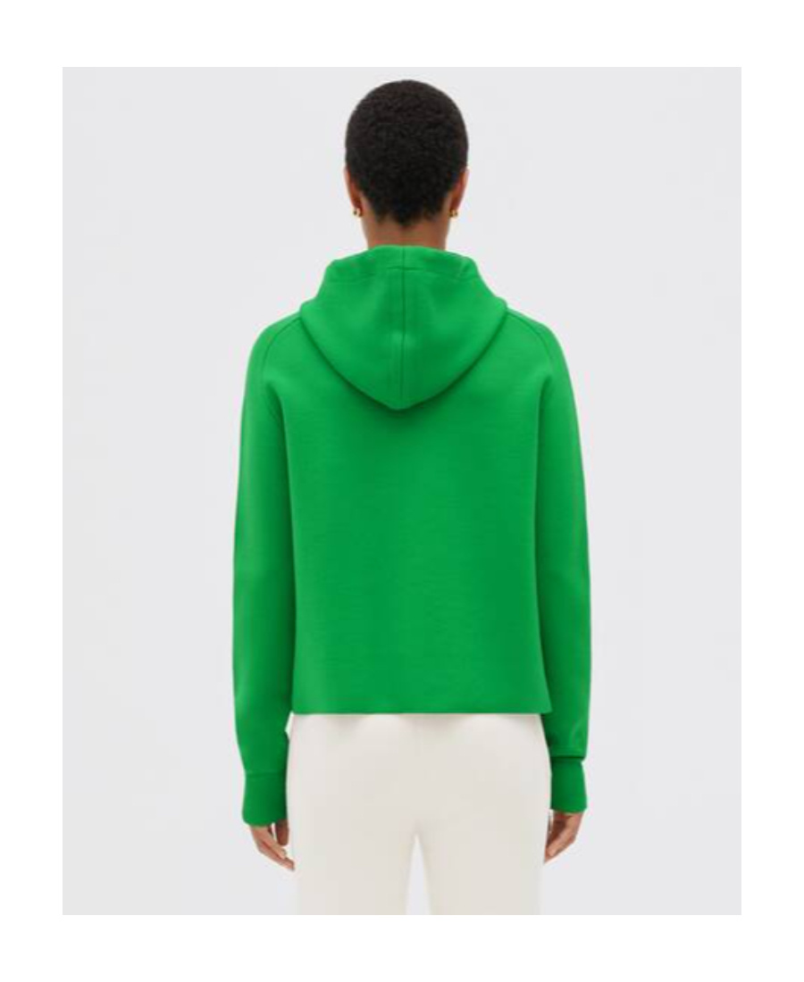 Bottega Veneta Wool Blended Hoodie In Green