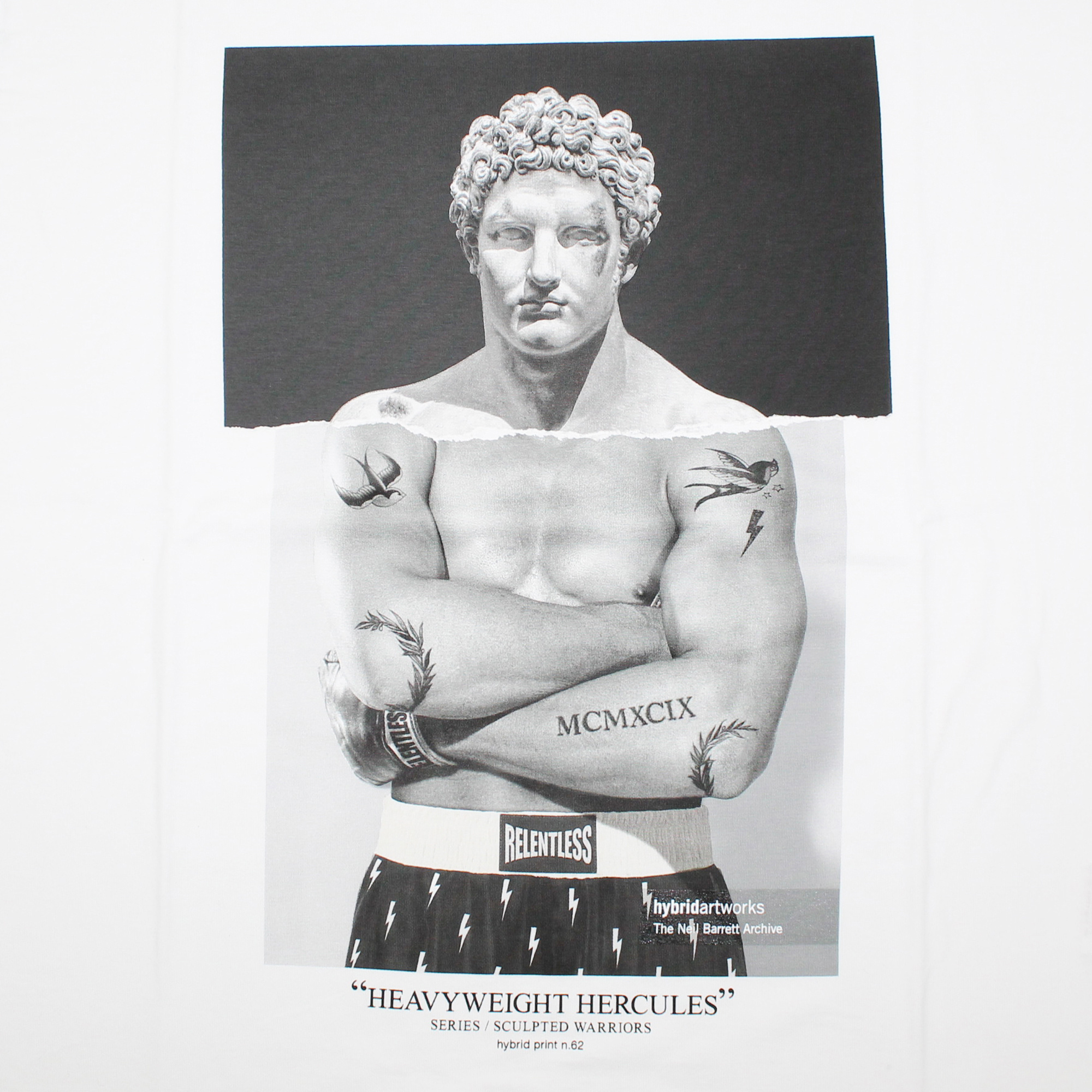 Neil Barrett Photo Printed Short-sleeved T-shirt In White