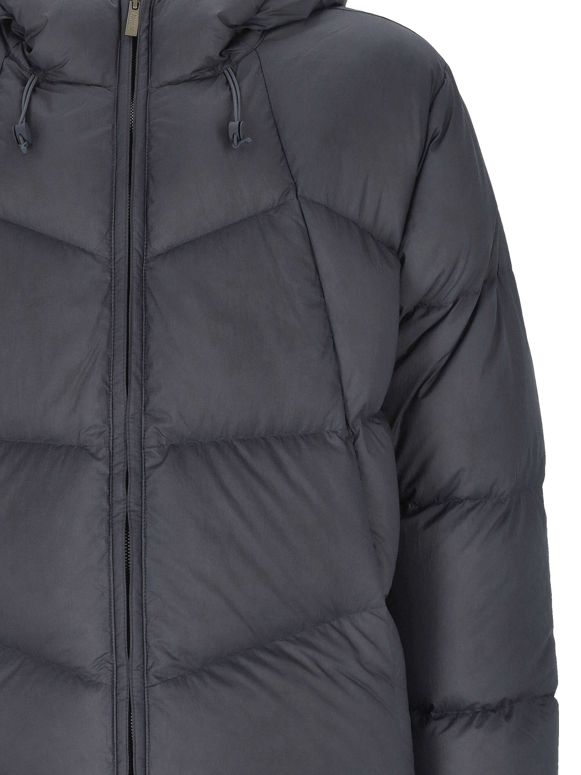 K-way Quill Thermo Light Ripstop Puffer Jacket In Black