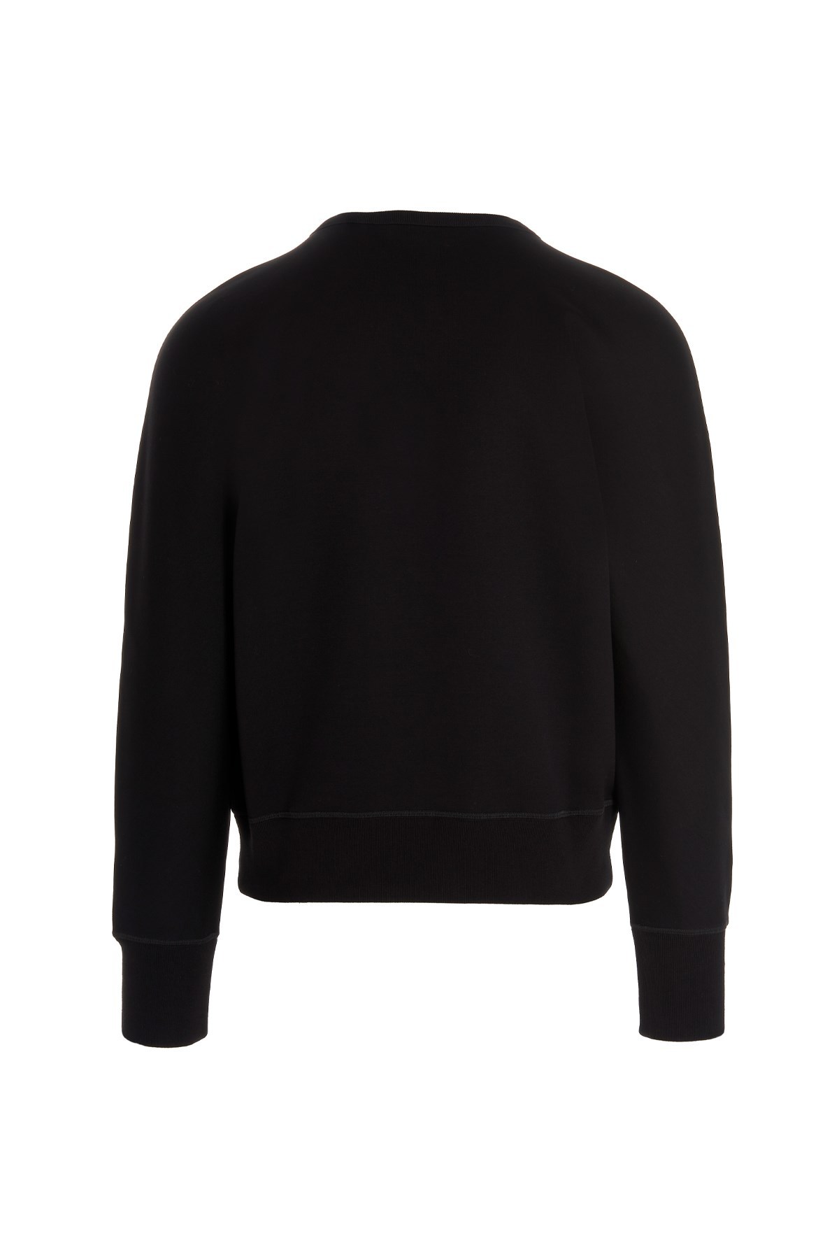 Alexander Mcqueen Graffiti Logo Patch Cotton Sweatshirt In Black