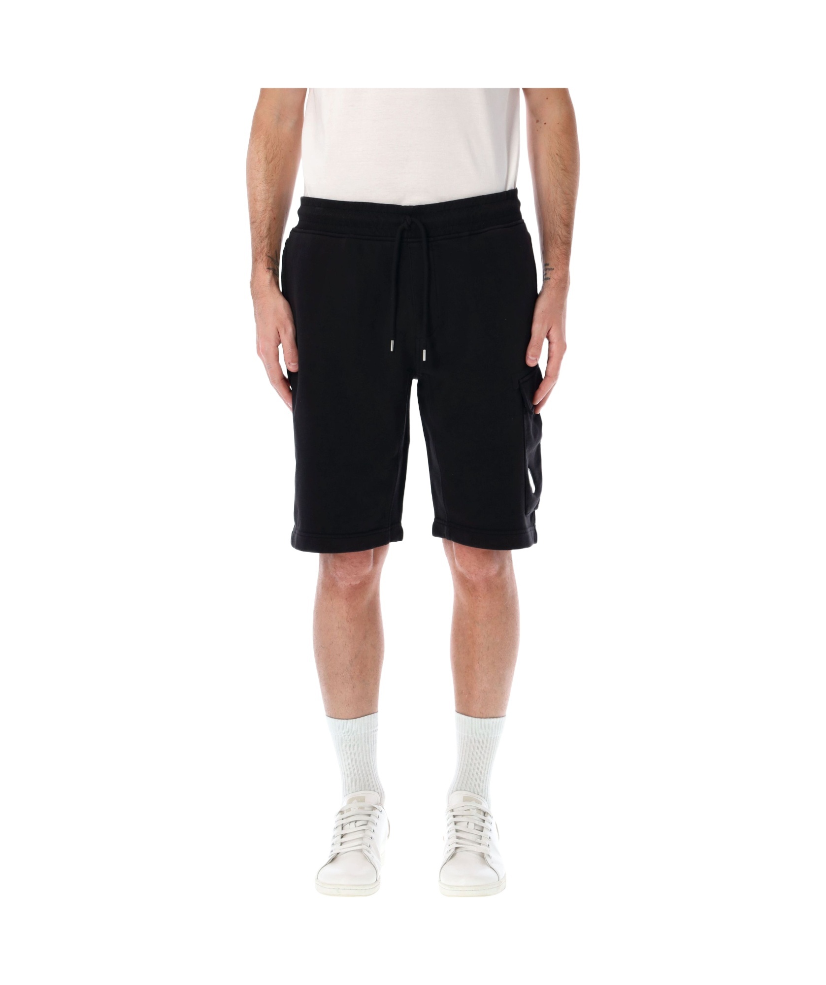 C.p. Company C.p.company Bermuda Sweatshirt In Black
