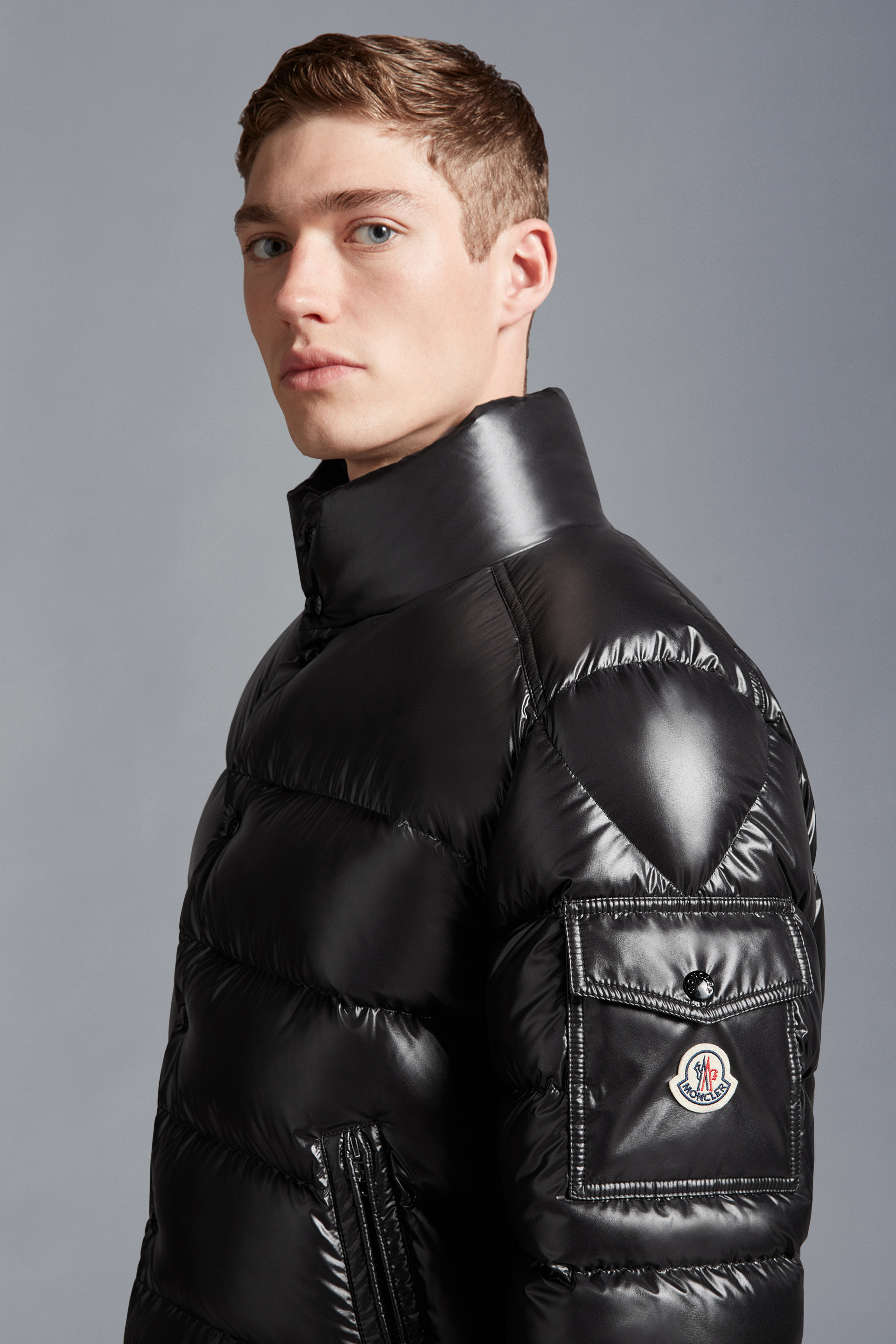 Shop Moncler Lule Puffer Jacket In Black