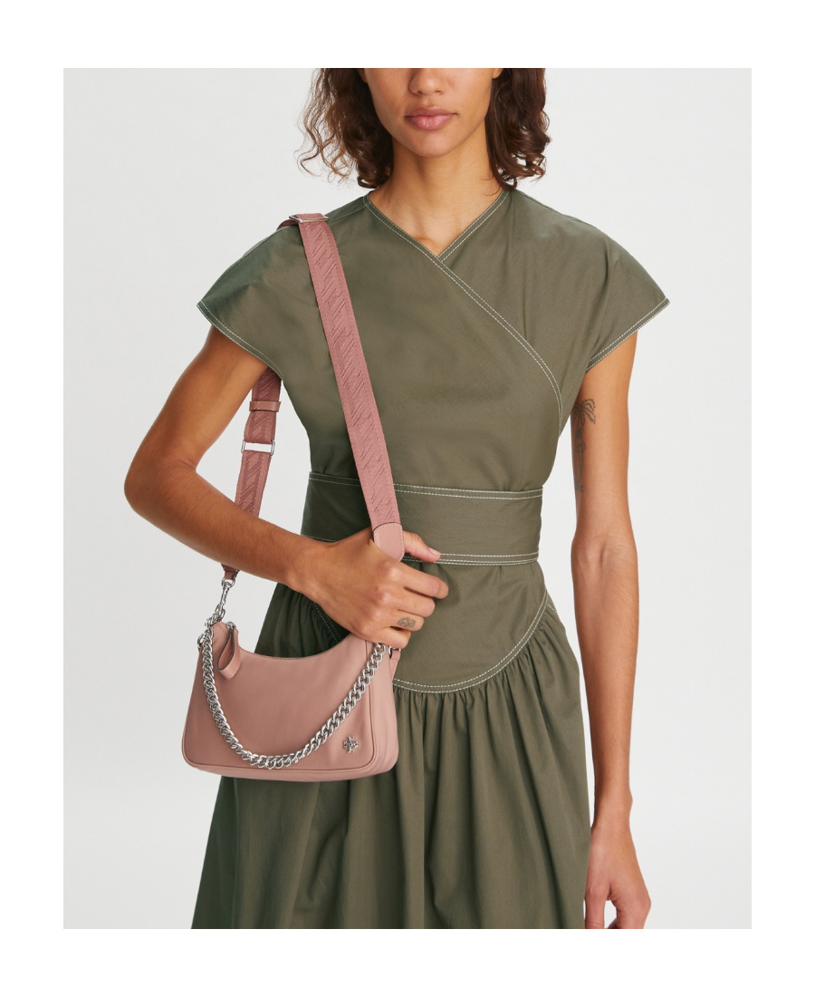 Tory Burch Small 151 Mercer Shoulder Bag In Nude