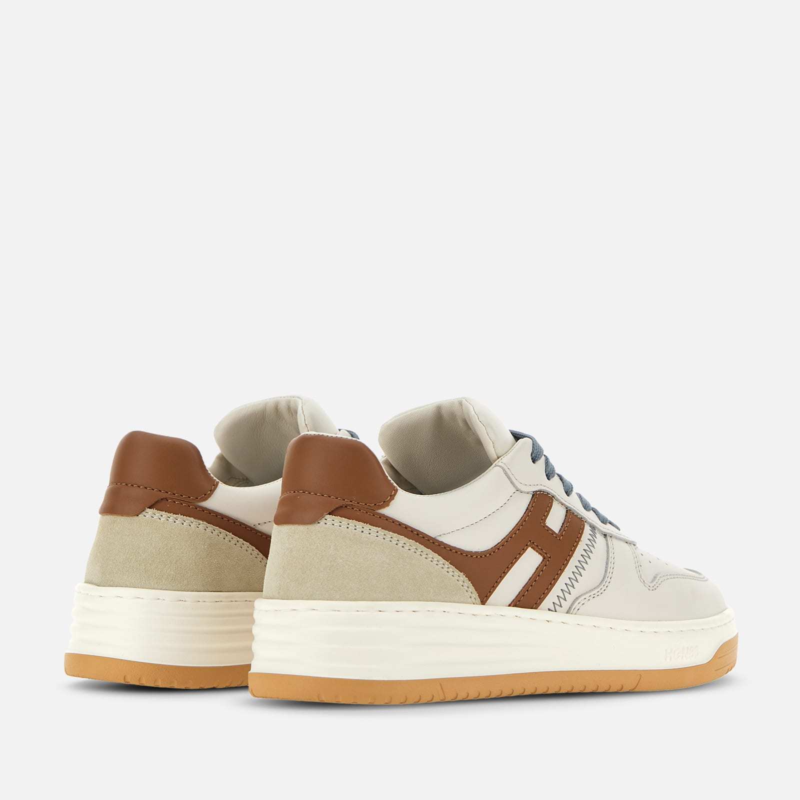 Hogan H630 Panelled Sneakers In White
