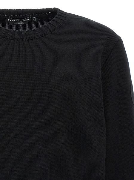 Canada Goose Merino Wool Rosseau Sweater In Black