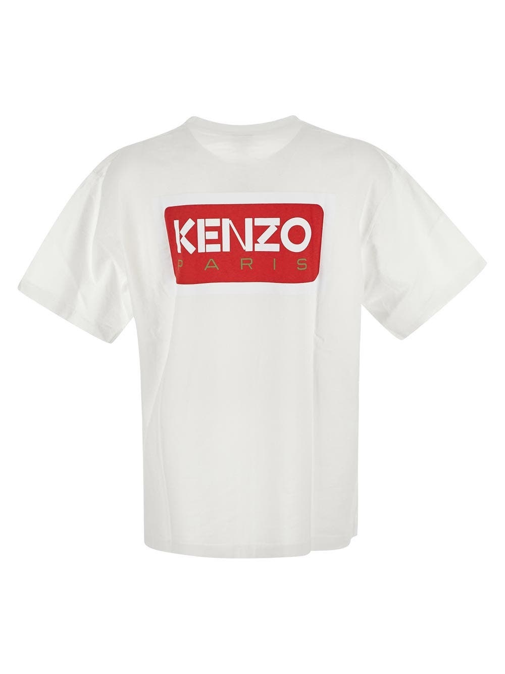 Kenzo Paris Patch Cotton T-shirt In White