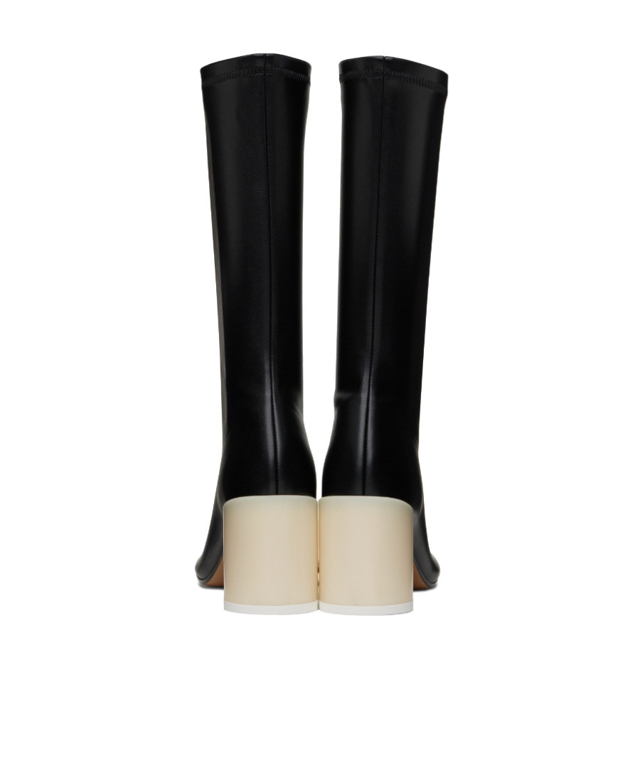 Mm6 Maison Margiela Block-heel 80mm Boots In Black