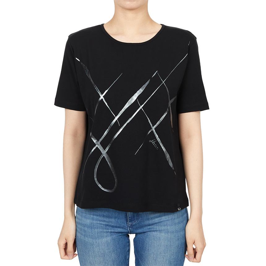 Herno Round Neck Short Sleeve T-shirt In Black