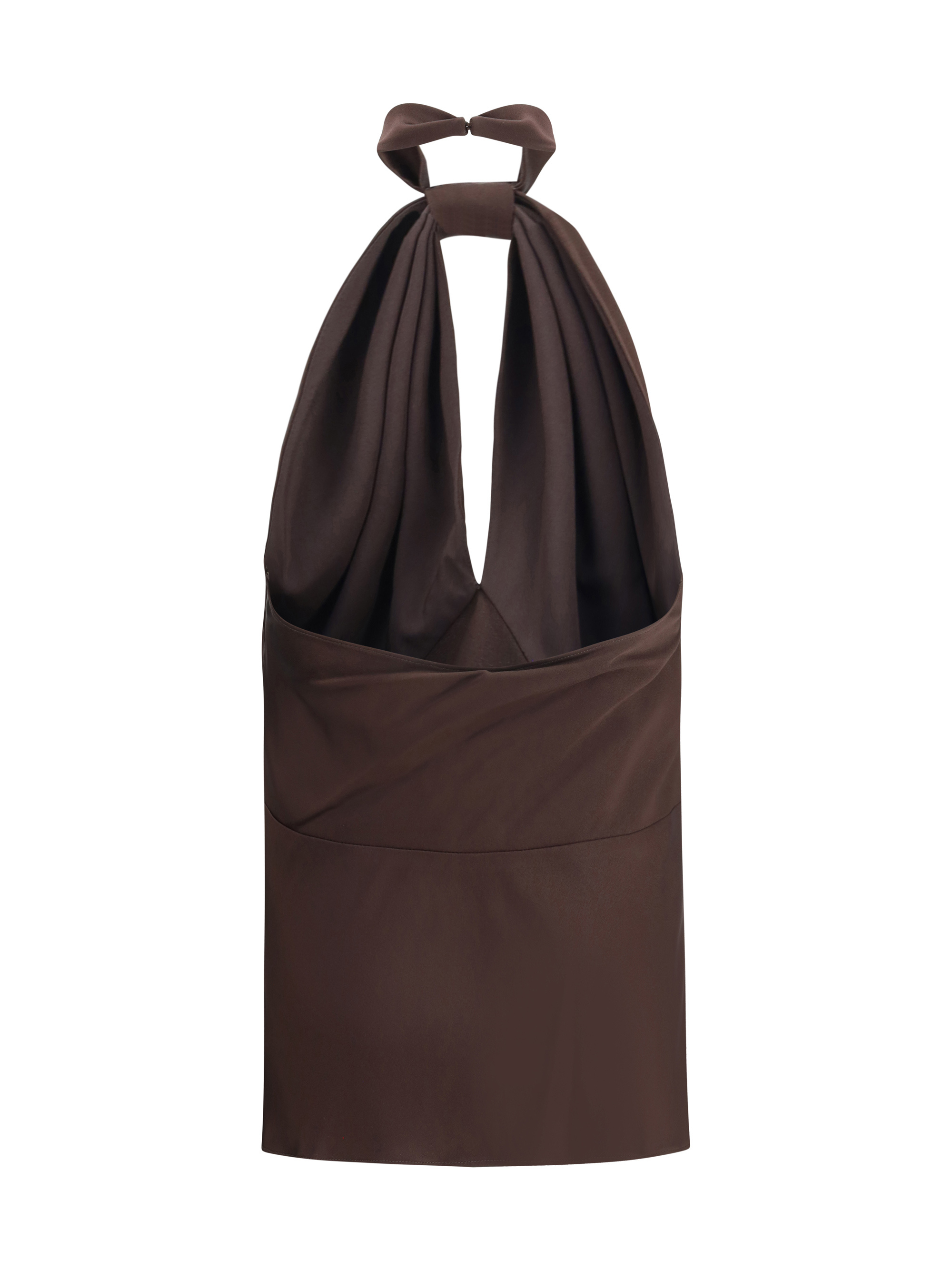 Tom Ford Silk Top In Brown